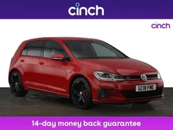 Red Used 2018 VW Golf VII GTI Hatchback | £19,479 (Fair price)