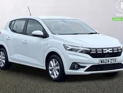 White Used 2024 Dacia Sandero Expression Hatchback | £12,799 (Good price)