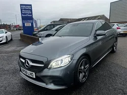 Grey Used 2020 Mercedes C220 AMG line Sedan | £21,495 (Fair price)