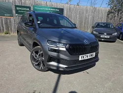 Graphite grey Used 2024 Skoda Karoq SportLine SUV | £26,391 (Good price)
