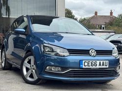 Blue Used 2016 VW Polo SEL Hatchback | £12,495 (Fair price)