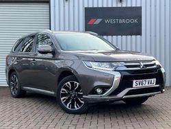 Brown Used 2017 Mitsubishi Outlander P-HEV SUV | £8,500 (Fair price)