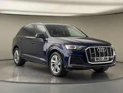 Navarra blue Used 2022 Audi Q7 S-Line SUV | £37,400 (Fair price)