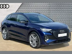 Blue Used 2023 Audi Q4 e-tron Comfort SUV | £36,578 (A bit pricey)