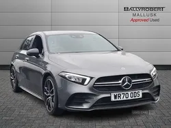 Grey Used 2021 Mercedes A35 AMG Premium Hatchback | £28,500 (Fair price)