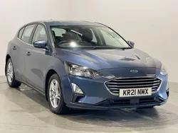 Blue Used 2021 Ford Focus Zetec Hatchback | £9,999 (Good price)