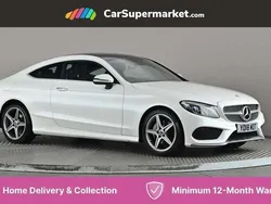 White Used 2018 Mercedes C220 AMG Line Premium Plus Coupe | £17,697 (A bit pricey)