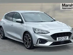 Silver Used 2021 Ford Focus ST-Line X Hatchback | £14,033 (Good price)