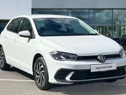 White Used 2022 VW Polo Life Hatchback | £16,075 (Fair price)