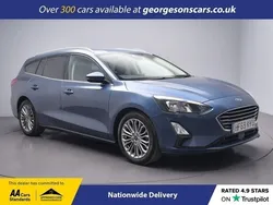 Blue Used 2019 Ford Focus Titanium X Estate | £10,300 (Fair price)