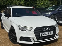 White Used 2018 Audi A3 Sportback Black Edition Hatchback | £12,990 (Fair price)