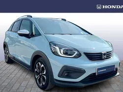 Surf blue Used 2021 Honda Jazz Hybrid Hatchback | £18,395 (Fair price)