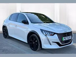 White Used 2021 Peugeot e-208 Premium Hatchback | £12,718 (Fair price)