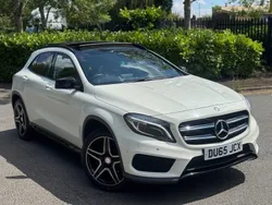 White Used 2015 Mercedes GLA220 AMG line SUV | £10,695 (Fair price)