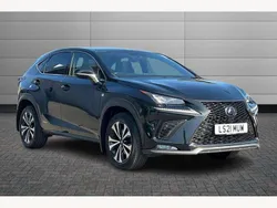 Graphite black Used 2021 Lexus NX300h Sport Line SUV | £28,550 (Fair price)