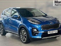 Blue Used 2020 Kia Sportage 4 SUV | £17,480 (Fair price)