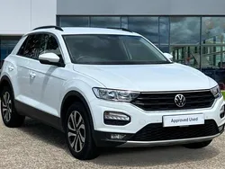 Pure white Used 2021 VW T-Roc Active SUV | £18,667 (Fair price)