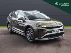 Olive green metallic Used 2025 Skoda Enyaq iV SUV | £34,500