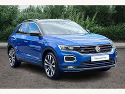Blue Used 2018 VW T-Roc R-line SUV | £18,145 (Fair price)