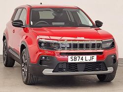 Red Used 2024 Jeep Avenger Summit SUV | £20,998 (A bit pricey)