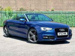 Blue Used 2013 Audi A5 Cabriolet S-Line Cabriolet | £6,995 (Fair price)