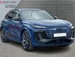 Blue Used 2024 Audi Q6 e-tron Advanced SUV | £57,315