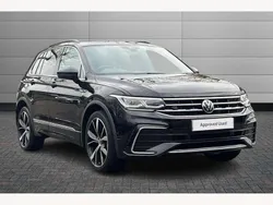 Black Used 2022 VW Tiguan R-line SUV | £27,425 (Fair price)