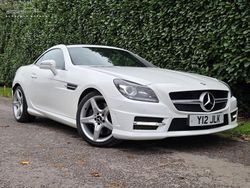 White Used 2014 Mercedes SLK250 AMG Cabriolet | £8,495 (Fair price)