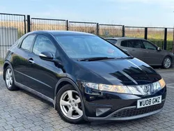 Black Used 2008 Honda Civic SE Hatchback | £2,750 (Fair price)