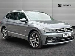 Grey Used 2021 VW Tiguan Allspace R-line SUV | £24,895 (Fair price)
