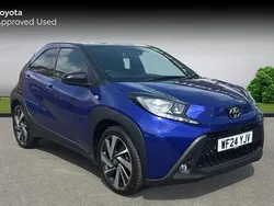 Blue Used 2024 Toyota Aygo Hatchback | £13,628 (Fair price)