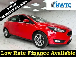 Red Used 2015 Ford Focus Zetec Hatchback | £4,695 (Fair price)
