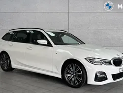 Alpine white Used 2021 BMW 320 M Sport Estate | £26,253 (Fair price)