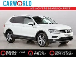White Used 2019 VW Tiguan Allspace Match SUV | £14,700