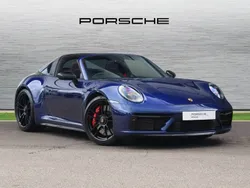 Gentian blue metallic Used 2024 Porsche 911 Targa 4 Cabriolet | £128,990