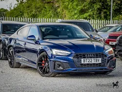Blue Used 2022 Audi A5 Sportback S-Line Hatchback | £23,500 (Fair price)