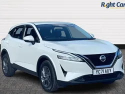 White Used 2021 Nissan Qashqai Acenta Premium SUV | £14,799 (Fair price)