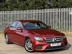 Red Used 2017 Mercedes E220 AMG line Sedan | £17,250 (Good price)