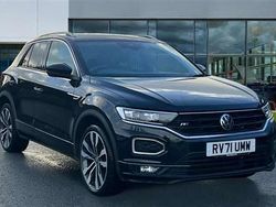 Deep black pearl Used 2021 VW T-Roc R-line SUV | £22,081 (Fair price)