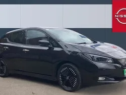 Black Used 2022 Nissan Leaf Tekna Hatchback | £11,597 (Fair price)