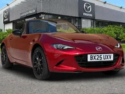 Red New 2025 Mazda MX5 Homura-Line Cabriolet | £32,980 (Expensive)