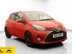 Red Used 2017 Toyota Yaris Design Hatchback | £7,150 (Fair price)