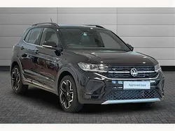 Black New 2025 VW T-Cross R-line SUV | £28,350 (Expensive)