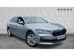 Pebble silver metallic Used 2024 Skoda Superb SE Technology Estate | £27,450 (Expensive)