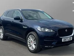 Blue Used 2017 Jaguar F-Pace Portfolio SUV | £17,100 (Good price)