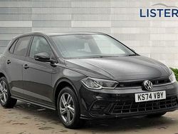 Black Used 2024 VW Polo R-line Hatchback | £22,495 (Expensive)