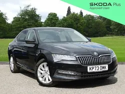 Black Used 2023 Skoda Superb SE Technology Hatchback | £24,995 (A bit pricey)