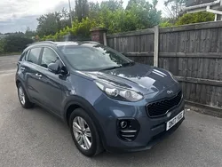 Blue Used 2017 Kia Sportage 2 SUV | £8,875 (Fair price)