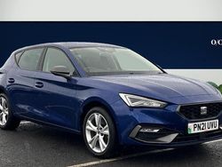 Blue Used 2021 Seat Leon FR Hatchback | £13,995 (Fair price)