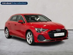 Red Used 2025 Audi A3 S-Line Hatchback | £31,469 (Expensive)